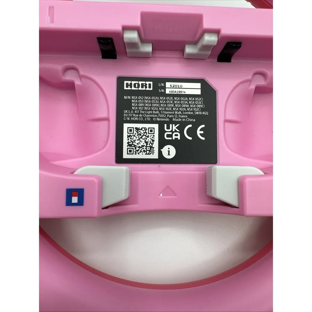 HORI Mario Kart‎ Racing Wheel Nintendo Switch and Switch 2 Peach (OPEN BOX)